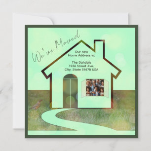 Photo amusante et oiseaux Nous avons déménagé Fair