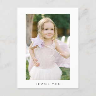 Photo Anniversaire Carte postale Merci