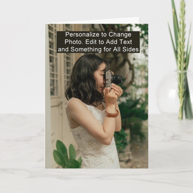 Photo Anniversaire Félicitations du groupe Mariage (Devant)