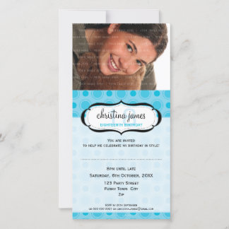 PHOTO ANNIVERSAIRE INVITATIONS :: délicieux 2