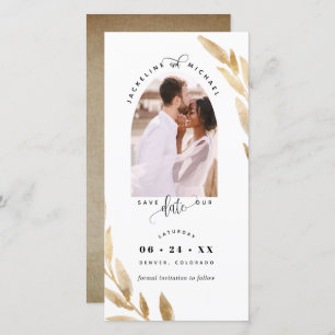 Photo Arch, Gold Wedding Enregistrer la date Signe