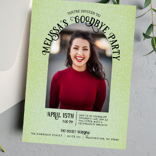 Photo Arch Goodbye Farewell Party Invitation