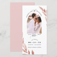 Photo Arch, Mariage Blush Enregistrer La Date Sign