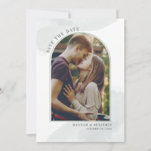 Photo Arch Typographie Moderne Enregistrer la Date
