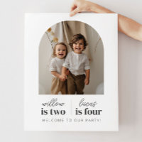 Photo Arched - Affiche de bienvenue d'anniversaire