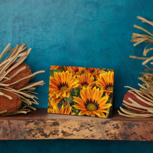 Photo Art Décor Plaque-Fall Flowers Plaque (Côté)