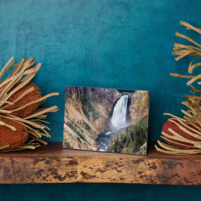 Photo Art Décor Plaque-Yellowstone Falls Plaque (Côté)