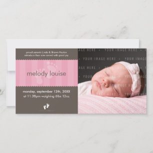 PHOTO BABY FAIRE-PART :: happy pieds 1L