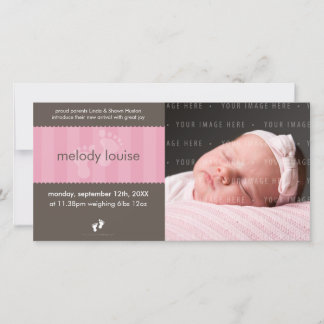 PHOTO BABY FAIRE-PART :: happy pieds 1L