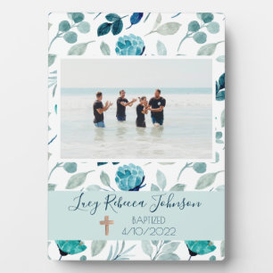 Photo Baptême chrétien de la fille Plaque commémorative 
