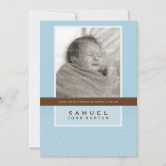PHOTO BAPTISM INVITATION :: dit doucement 4P