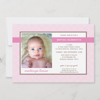 PHOTO BAPTISM INVITATION :: gloire 3L