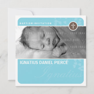 PHOTO BAPTISM INVITATION :: point cardiaque 7SQ