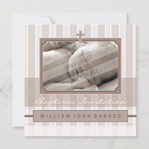 PHOTO BAPTISM INVITATIONS :: chic 1SQ