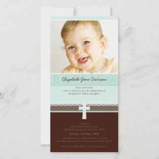 PHOTO BAPTISME INVITATIONS :: pure 3