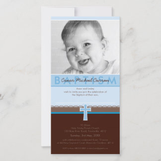 PHOTO BAPTISME INVITATIONS :: pure 5