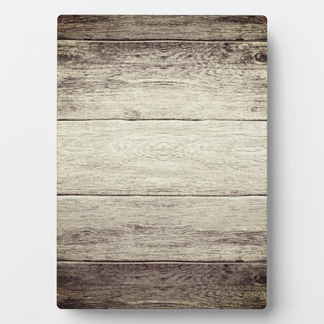 Photo Barnwood Background Plaque (Devant)