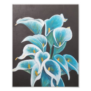 Photo Belles Fleurs Peinture Acrylique Impression