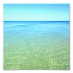 Photo bleue et verte de l'eau d'océan