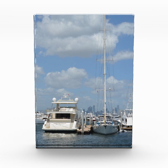 Photo Bloc acrylique des bateaux 5x7 (Devant)