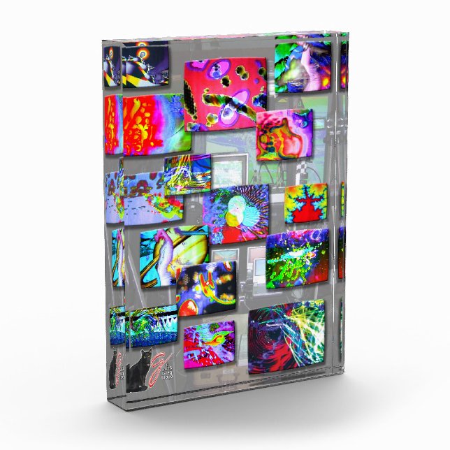 Photo Bloc Acrylique Illustration Couleur Snaps (Gauche)