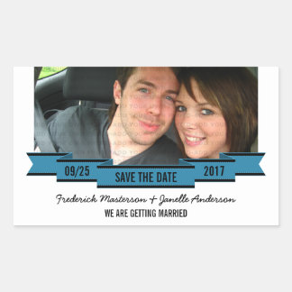 Photo Blue Ribbon Enregistrer les stickers Date