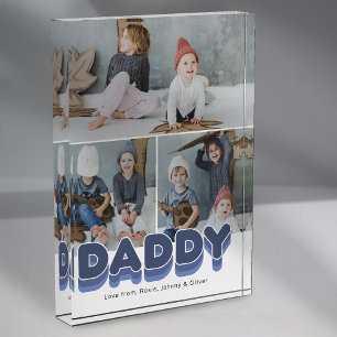 Photo Bold Daddy Moments de famille Bloc de photos