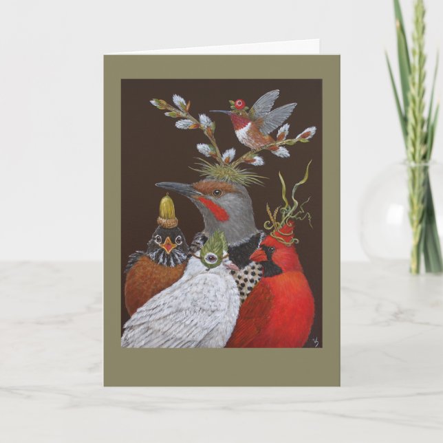 Photo bombe Robbie carte de voeux (Devant)