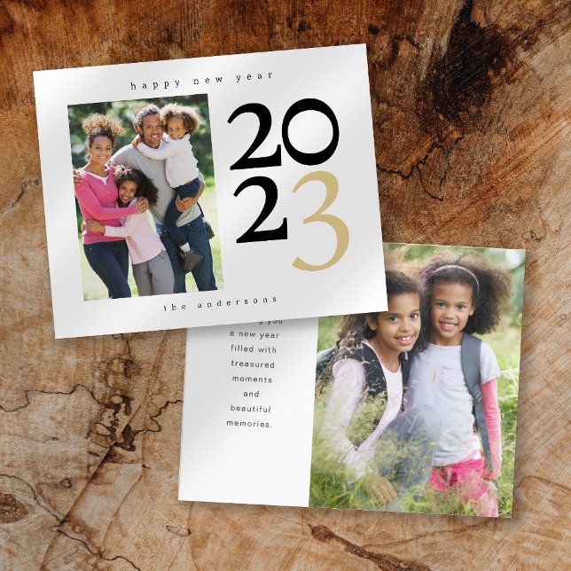 Photo Bonne année Carte de vacances (Créateur téléchargé)