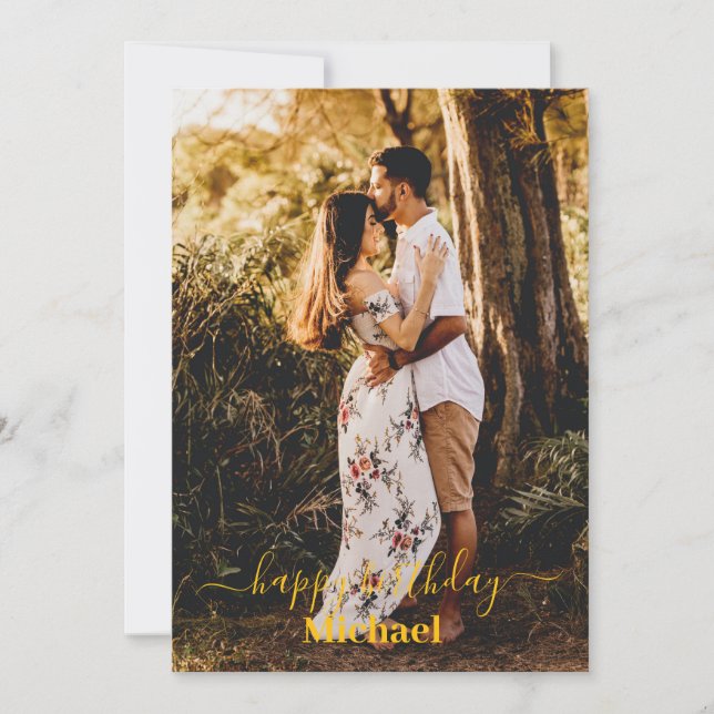 Photo Bonne Carte Anniversaire (Devant)