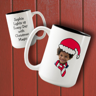 Photo Booth Mug personnalisable Père Noël
