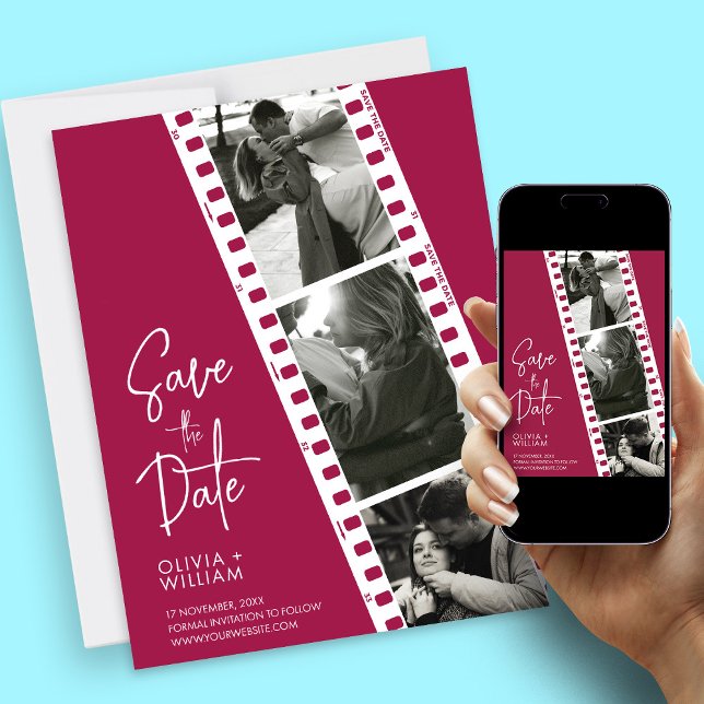 Photo Booth Wedding Enregistrer La Date Invitation (Créateur téléchargé)