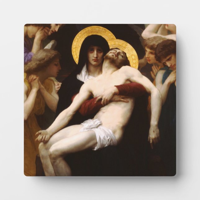 Photo Bouguereau Pieta Plaque (Devant)