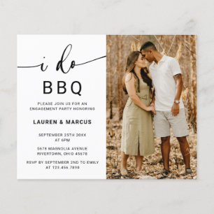 Photo Budget I Do BBQ Script Engagement
