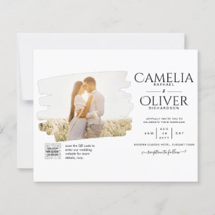 PHOTO BUDGET QR CODE Mariage Inviter RSVP Détails