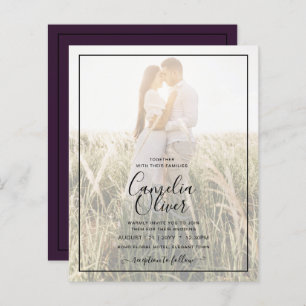 PHOTO BUDGET TOUT-EN-1 Mariage OVERLAY Plum Purple