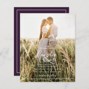 PHOTO BUDGET TOUT-EN-1 Mariage OVERLAY Plum Purple