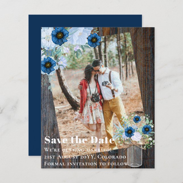 PHOTO BUDGÉTAIRE de LeahG Enregistrer les dates Éc (Devant / Derrière)