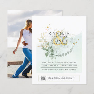 PHOTO BUDGÉTAIRE DE L'ÉCOLOGIE Faire-part de maria