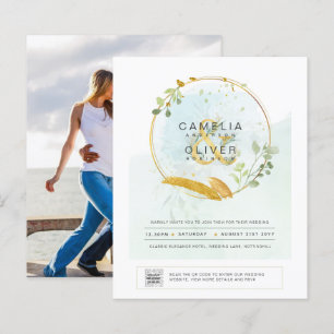 PHOTO BUDGÉTAIRE DE L'ÉCOLOGIE Faire-part de maria