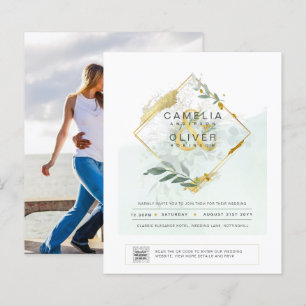 PHOTO BUDGÉTAIRE DE L'ÉCOLOGIE Faire-part de maria