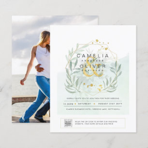 PHOTO BUDGÉTAIRE DE L'ÉCOLOGIE Faire-part de maria