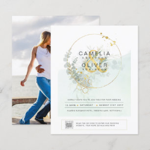 PHOTO BUDGÉTAIRE DE L'ÉCOLOGIE Faire-part de maria