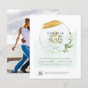 PHOTO BUDGÉTAIRE DE L'ÉCOLOGIE Faire-part de maria