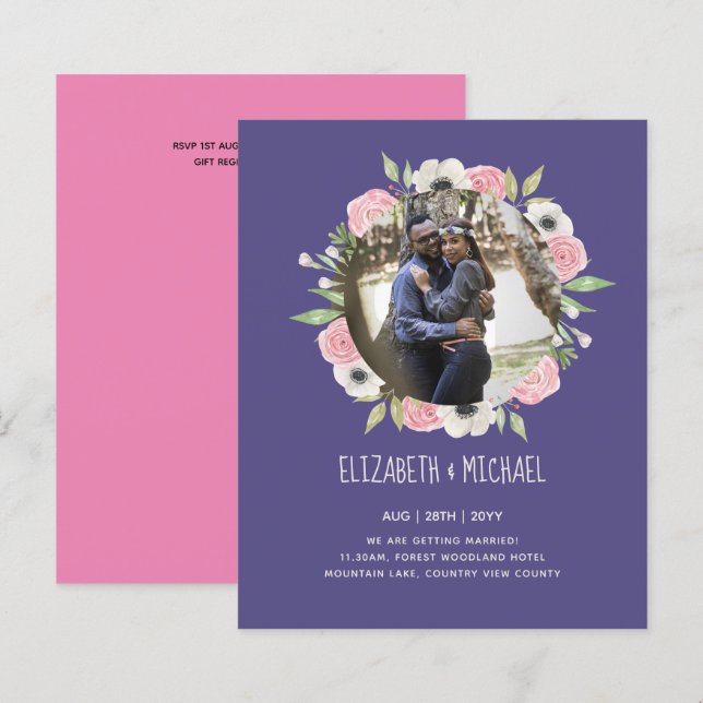 PHOTO BUDGÉTAIRE DES INVITES DE MARIAGE - Couronne (Devant / Derrière)