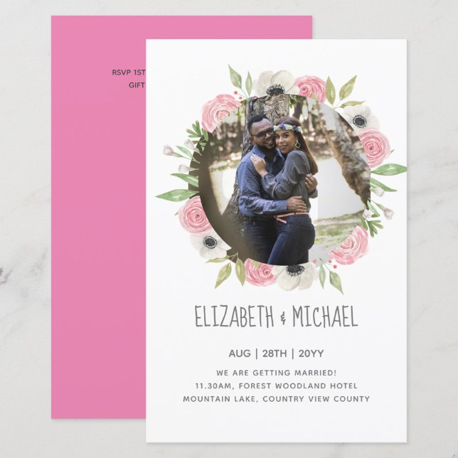 PHOTO BUDGÉTAIRE DES INVITES DE MARIAGE - Couronne (Devant / Derrière)