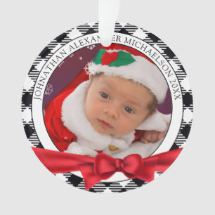 Photo Buffalo Plaid Noël