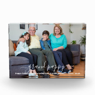Photo Cadeau personnalisé de Fête des pères de bloc phot
