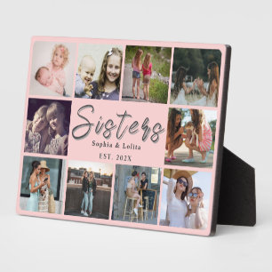 Photo Cadeau personnalisé pour sœur – Plaque de table av