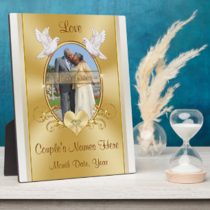 Photo, Cadeau pour les 50 ans de mariage, Plaques